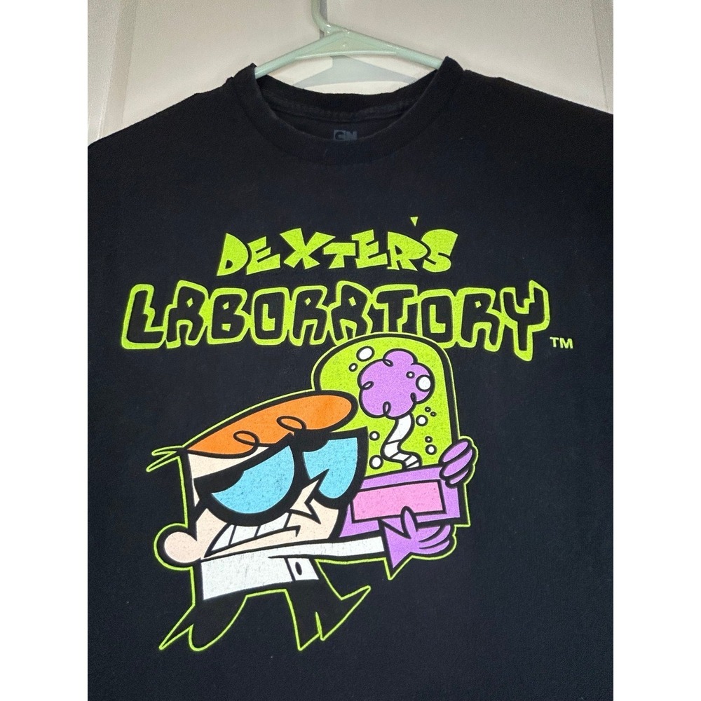 Cartoon Network‎ Dexter's Laboratory Cartoon T-Shirt Mens Size Medium No Flaws